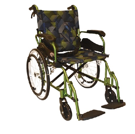 ALUMINIUM LIGHTWEIGHT WHEELCHAIR 18 INCH